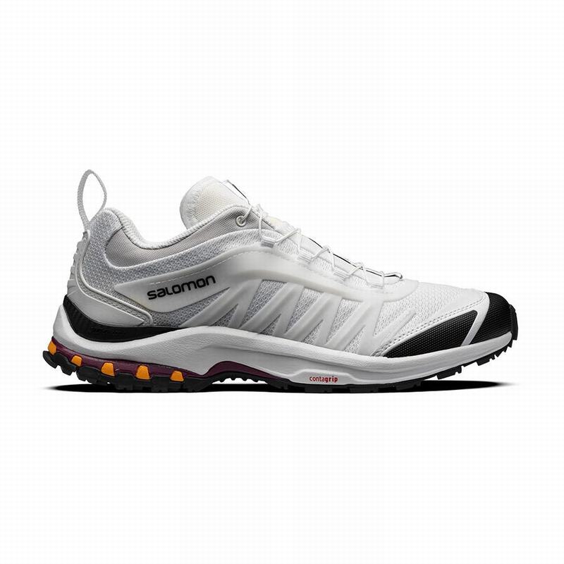 Salomon Singapore Mens Trail Running Shoes - XA-PRO FUSION ADVANCED White/Black | 52071-PUWF